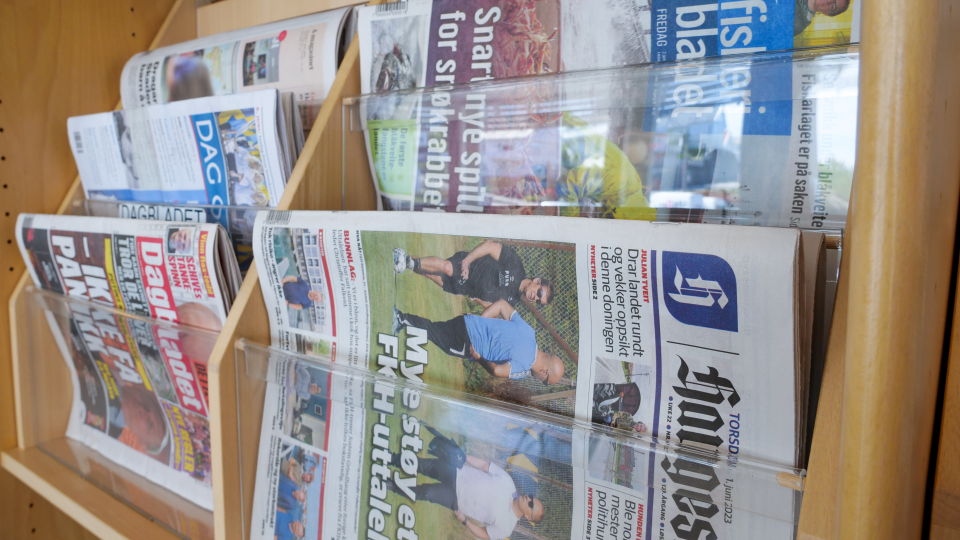 Lenke til artikkel: Aviser, magasiner og tidsskrift